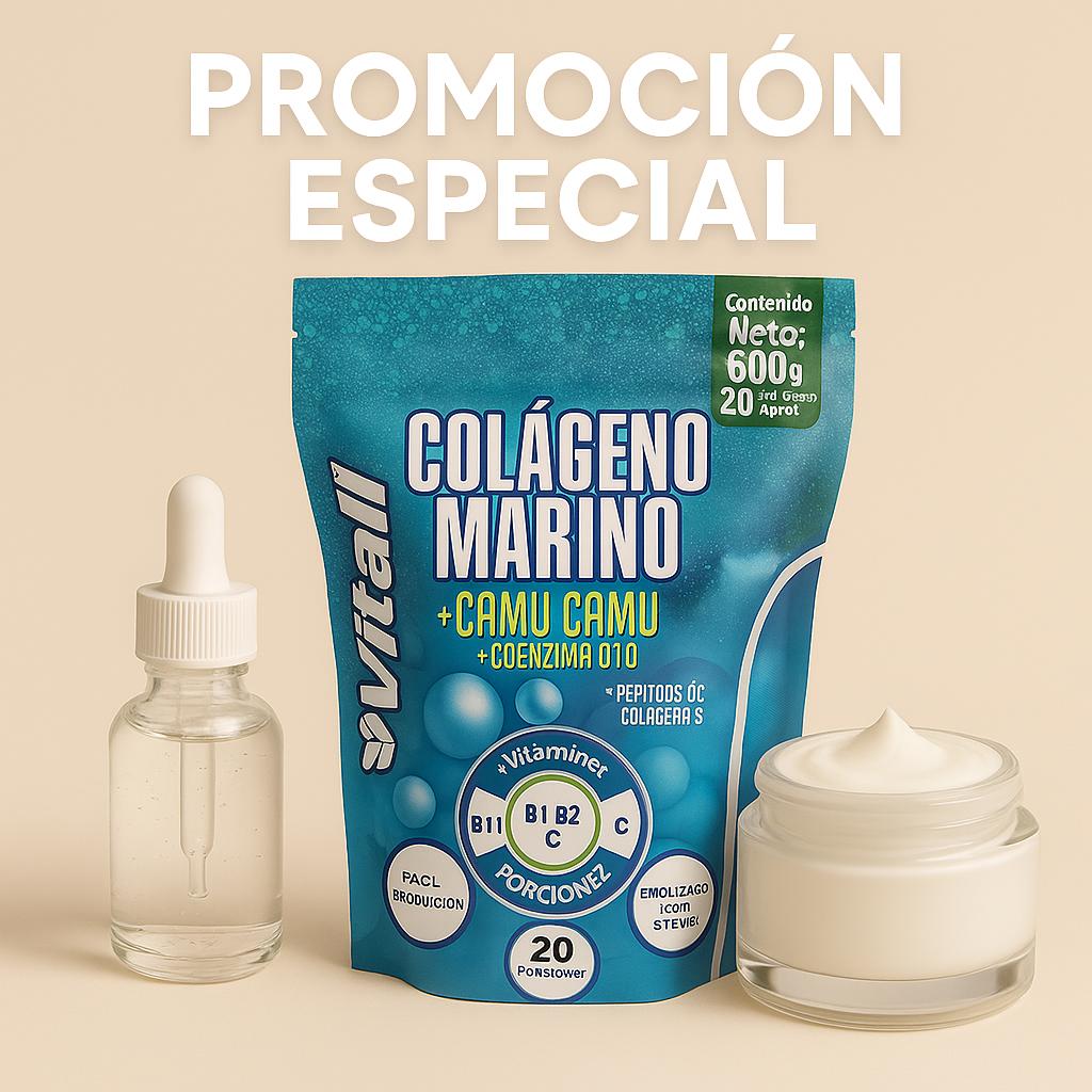 Ácido Hialurónico sin Agujas – Kit Rejuvenecedor con Células Madre, Colágeno y Vitamina C